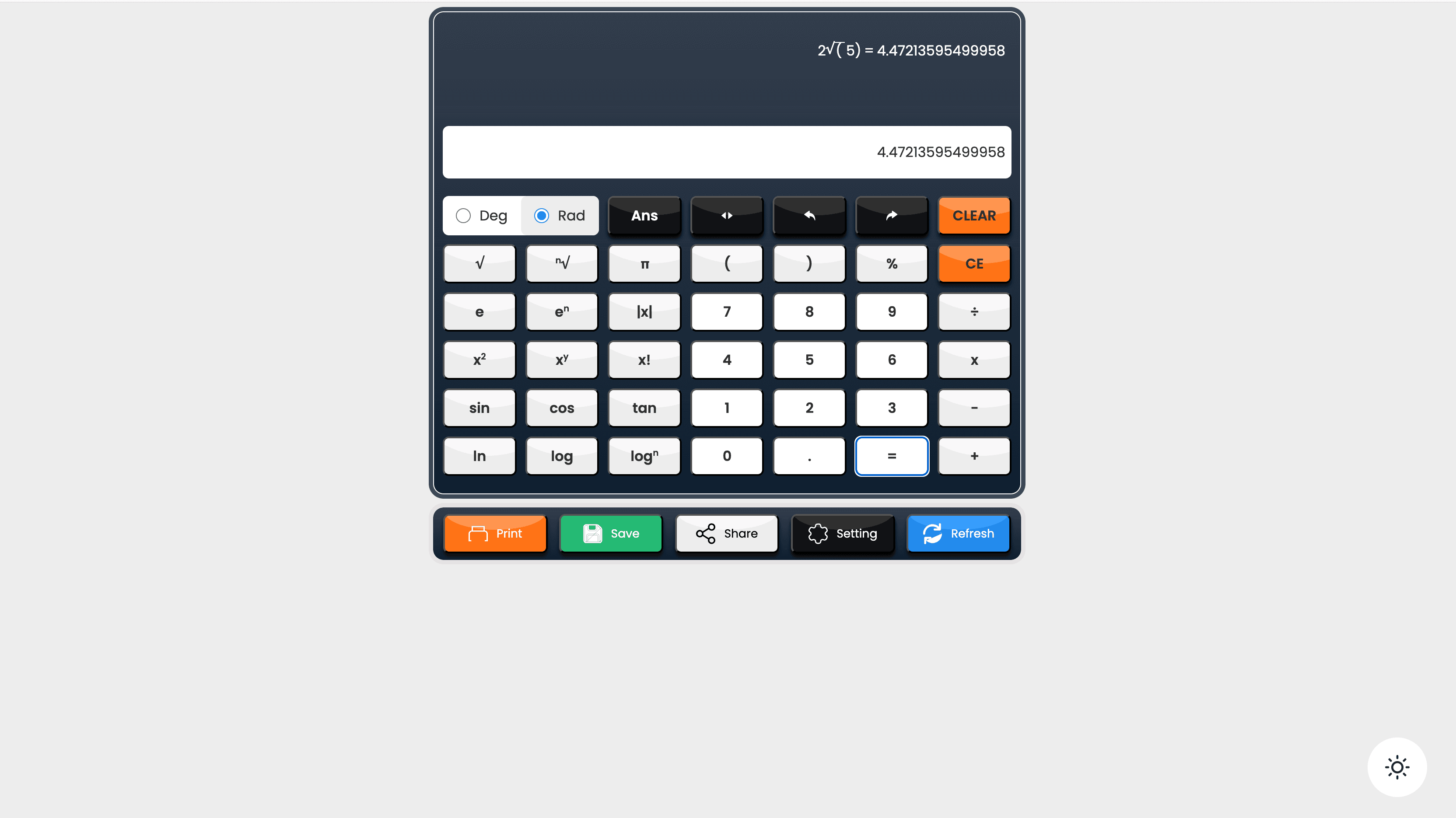 Scientific Calculator